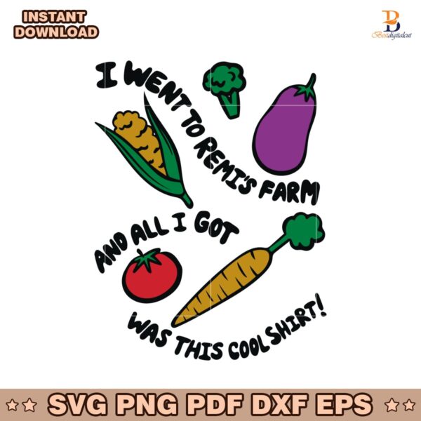 Remi Wolf I Went To Remis Farm And All I Got SVG