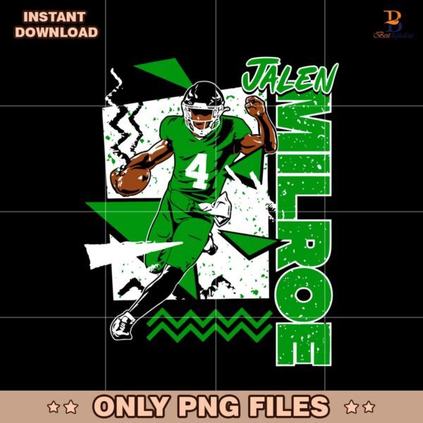 Retro 90S Jalen Milroe Seattle Seahawks Football SVG