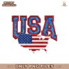 Sequin Usa Glitter Retro America Faux Embroidery PNG