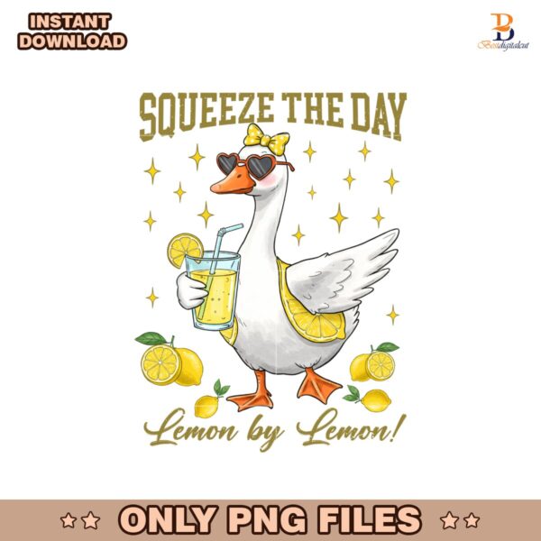 Squeeze The Day Lemon By Lemon Sarcastic Goose Png