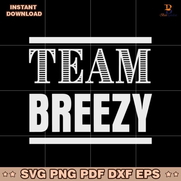 Team Breezy Chris Brown Breezy Bowl Xx SVG