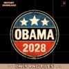 Vintage Barack Obama 2028 Political Png Sublimation