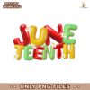 3D Juneteenth Freedom History PNG
