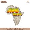 Africa Map Afro Pattern Freedom Since 1865 PNG