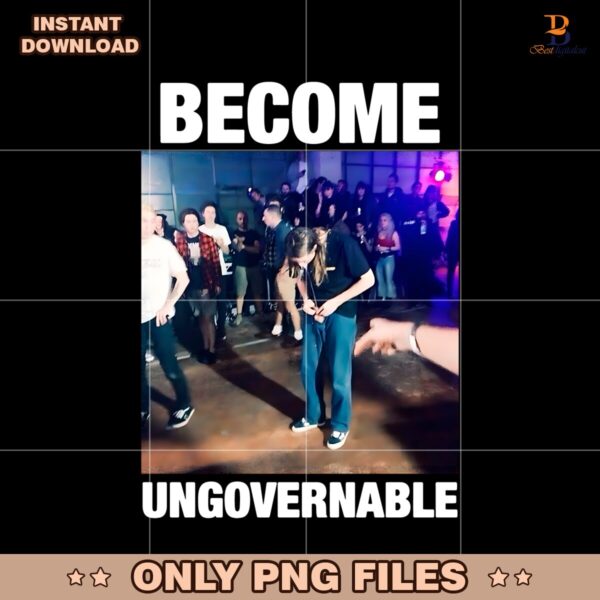 Become Ungovernable Dancing Meme Rebellious Youth PNG