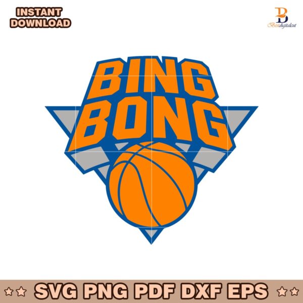 Bing Bong New York Knicks Basketball SVG