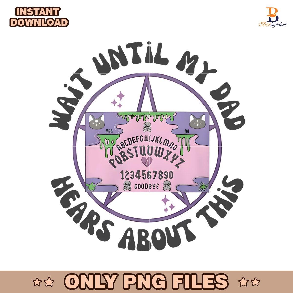 Funny Pastel Wait Until My Dad Hears About This PNG