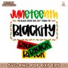 Juneteenth 1865 Blackity Today Black Freedom SVG
