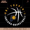 Obi Toppin Indiana Pacers Basketball Player Ball SVG