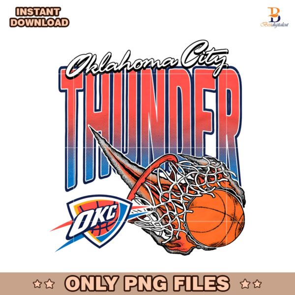 Oklahoma City Thunder Basketball On Fire Net Homage PNG