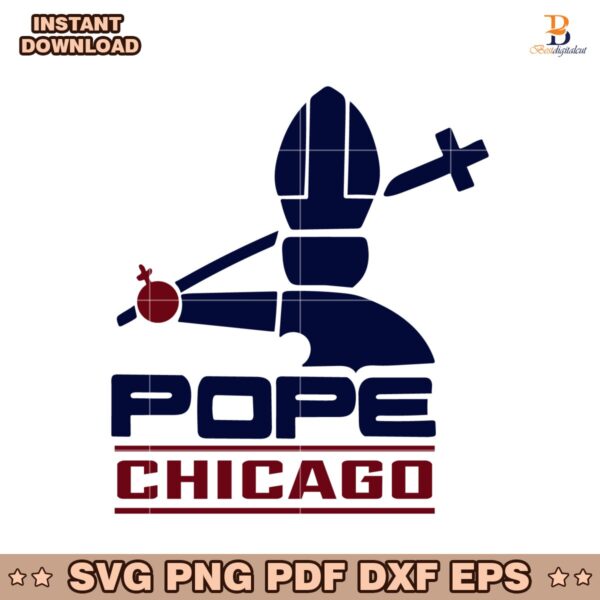 Pope Leo Xiv Pope Chicago SVG