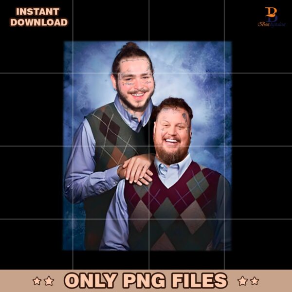 Post Malone And Jelly Roll Step Brothers Meme Concert 2025 PNG