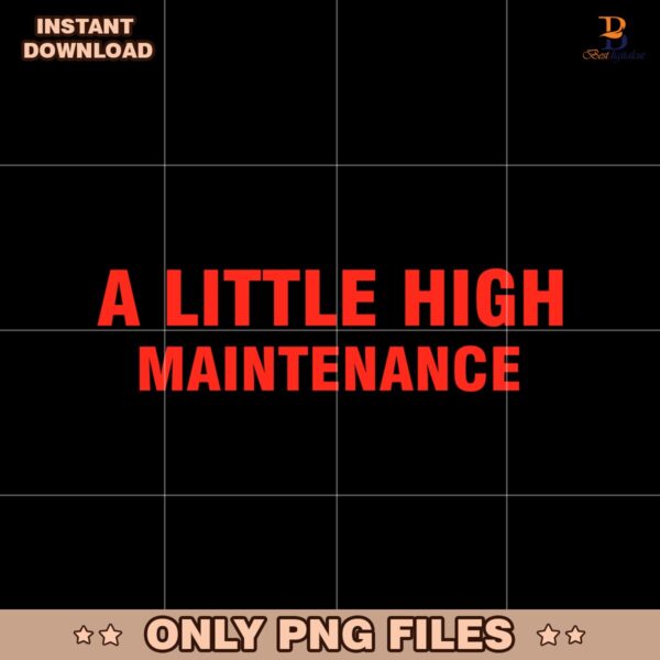Selena Gomez A Little High Maintenance Red Text PNG