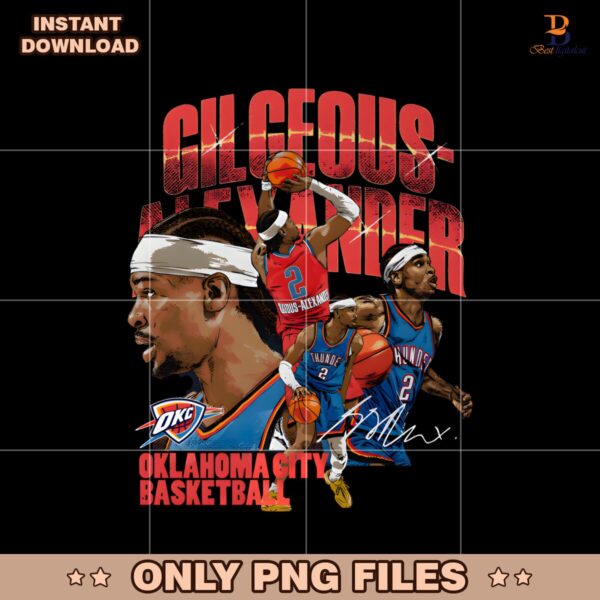 Shai Gilgeous Alexander Oklahoma City Thunder Nba Collage PNG