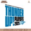Thunder Up Oklahoma City Thunder Playoffs 2025 SVG