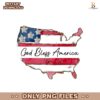 Usa Flag Coquette America Map PNG