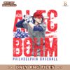 Alec Bohm Philadelphia Baseball Usa Flag Patriotic Fourth Of July PNG