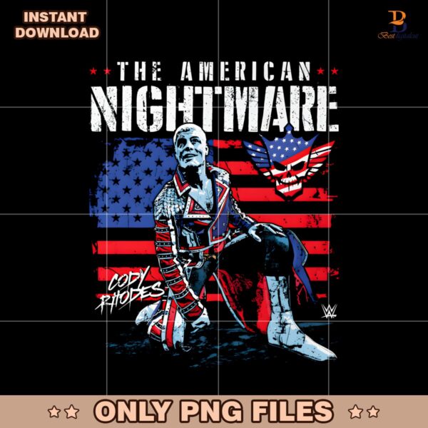 Cody Rhodes American Nightmare Wrestling 4Th Of July Flag PNG