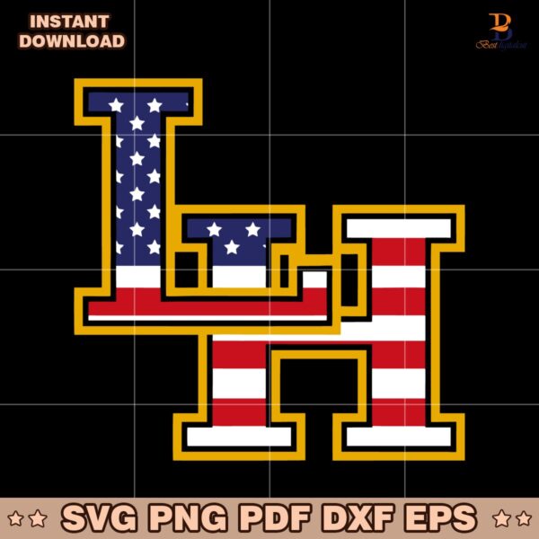 Liberty Hill Panthers Crown Trio Usa Flag Patriotic Fourth Of July SVG