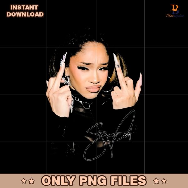 Saweetie Attitude Pose Urban Streetwear Portrait PNG