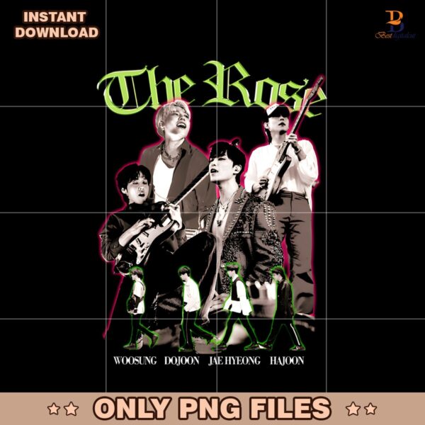 The Rose Band Kpop Members Woosung Dojoon Jaehyeong Hajoon PNG